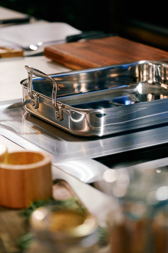 Stainless Steel Tri-ply 35cm Roasting Pan