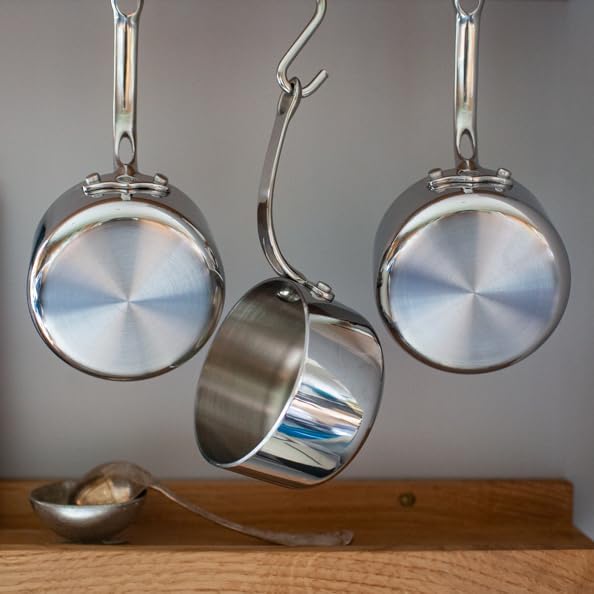 Set 2 Stainless Steel Tri-Ply Mini Pans with Small Tote Bag