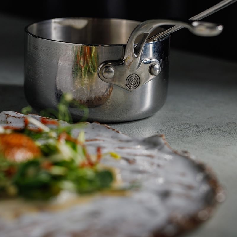 Set 2 Stainless Steel Tri-Ply Mini Pans with Small Tote Bag