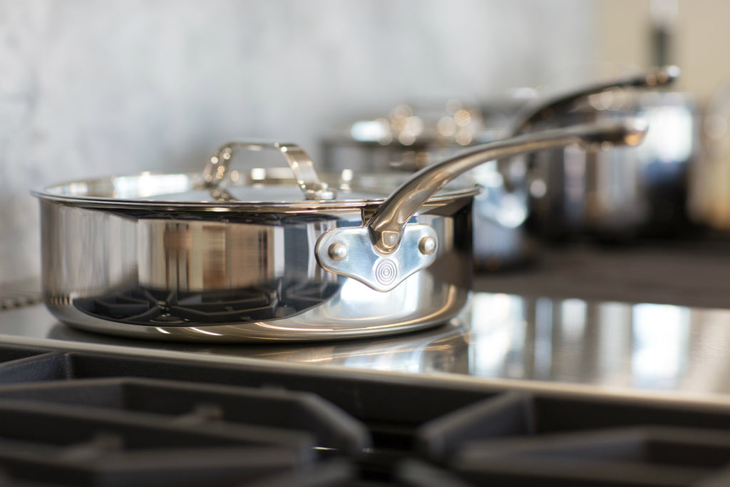 Stainless Steel Tri-ply 24cm Sauté Pan