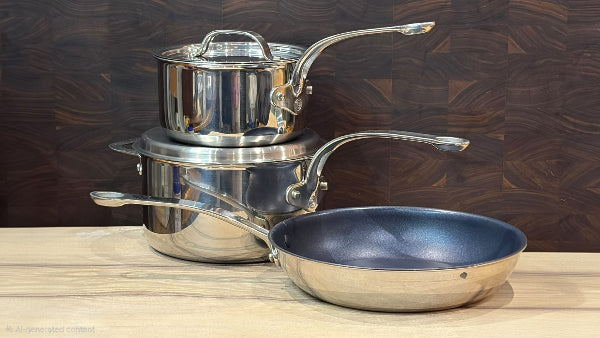 Special Offer: 3 Pans for the price of 2 Stainless Steel Tri-Ply