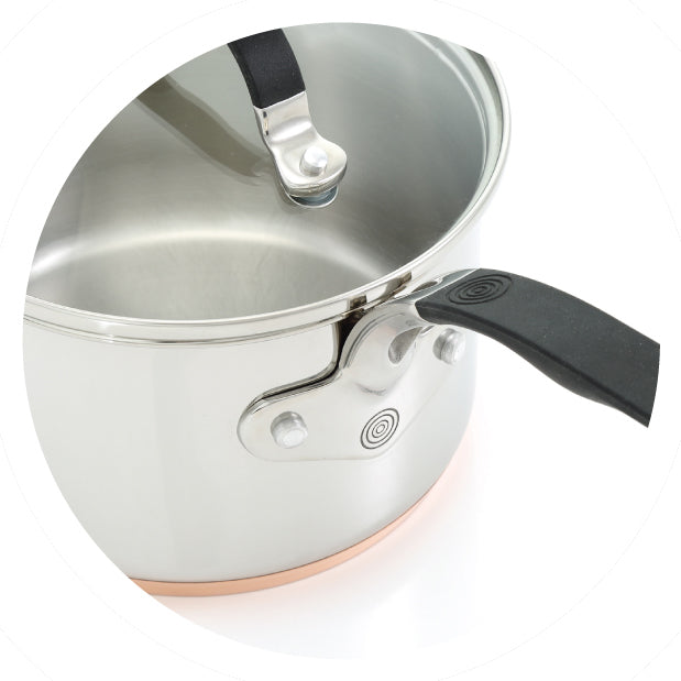 Copper Base 18cm Saucepan