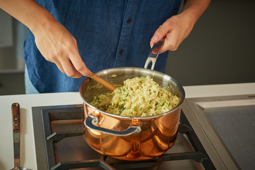 Copper Tri-ply 20cm Saucepan