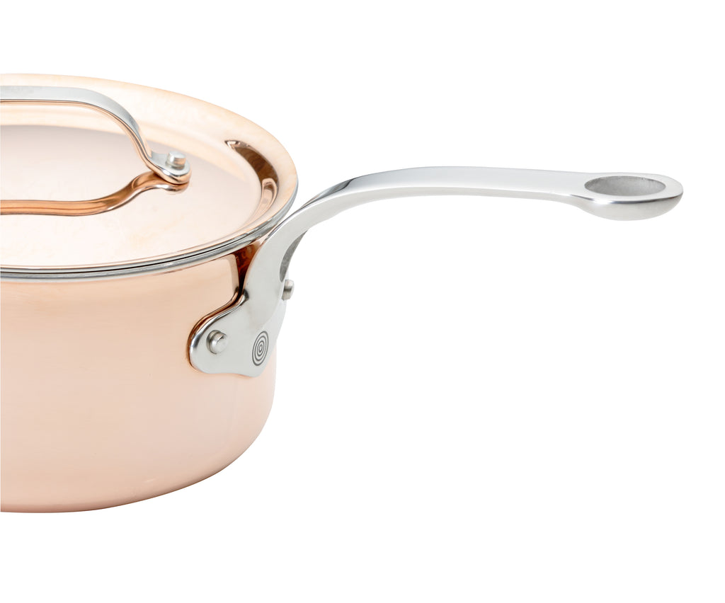 Copper Tri-ply 20cm Saucepan