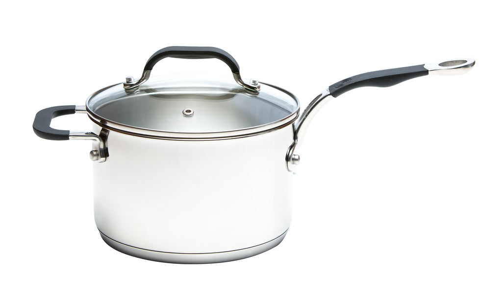 Stainless Steel Base 18cm Saucepan