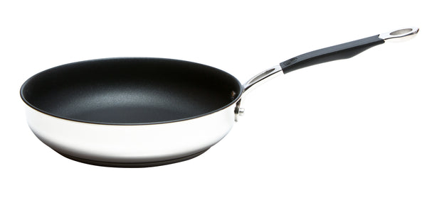 Stainless Steel Base 24cm Frying Pan Non-Stick Interior