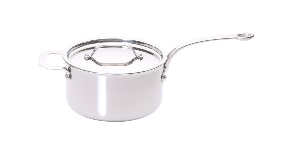 Stainless Steel Tri-Ply Set of 3 – 16cm, 18cm & 20cm Saucepans