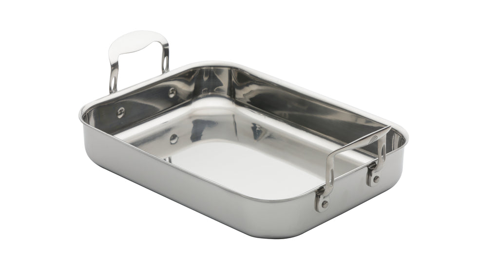 Stainless Steel Tri-ply 35cm Roasting Pan