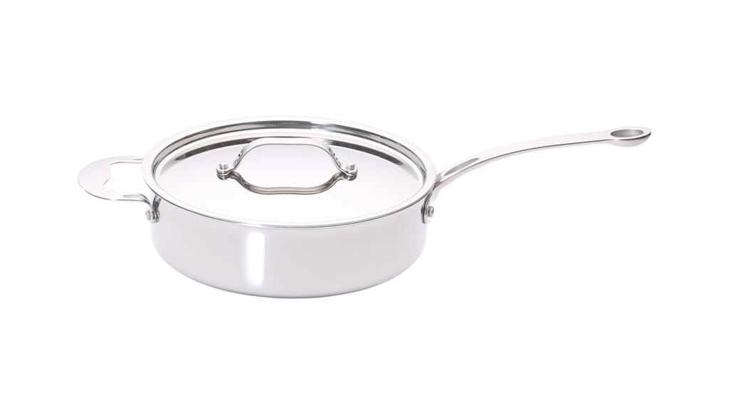Stainless Steel Tri-ply 24cm Sauté Pan