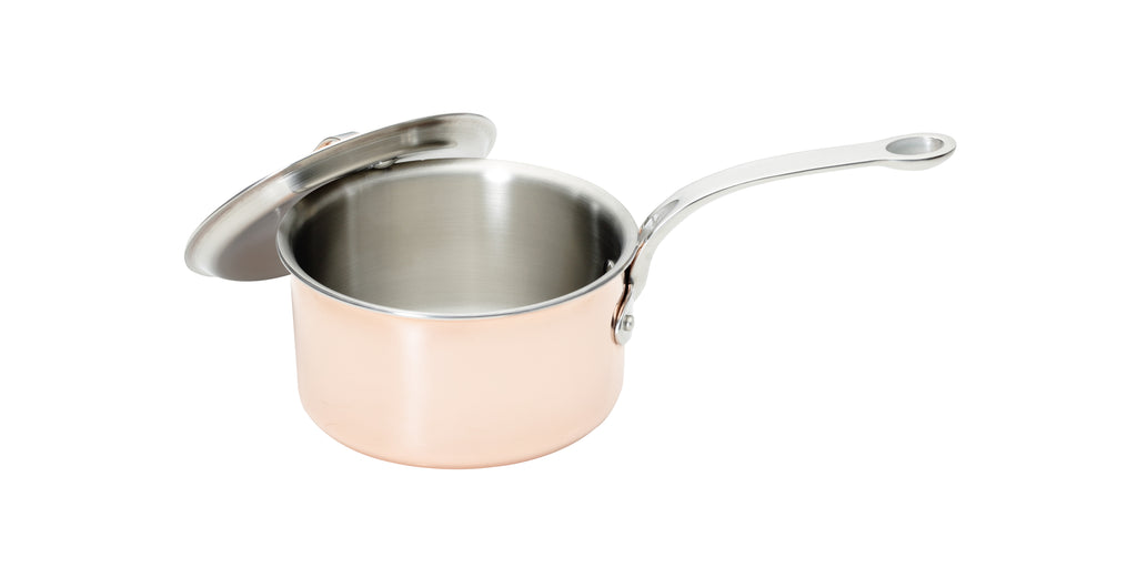 Copper Tri-ply 16cm Saucepan