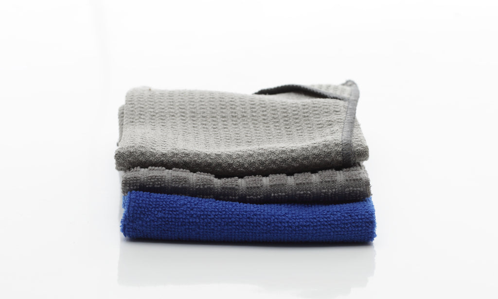 Pack of 3 Non-Scratch Microfibre Cloths for Cleaning and Polishing