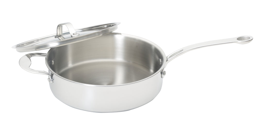 Stainless Steel Tri-ply 24cm Sauté Pan