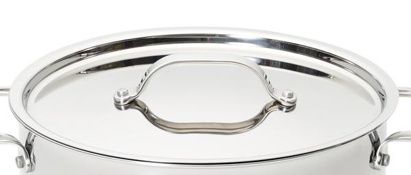 Stainless Steel 24cm Lid with strap handle