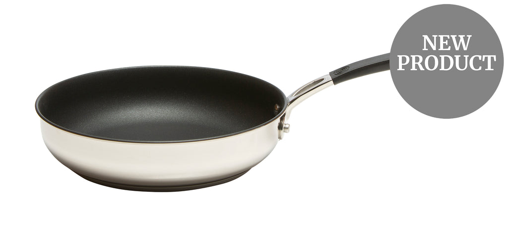 Stainless Steel Base 24cm Frying Pan Non-Stick Interior